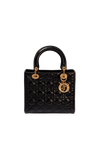 MEDIUM PATENT CANNAGE LADY DIOR