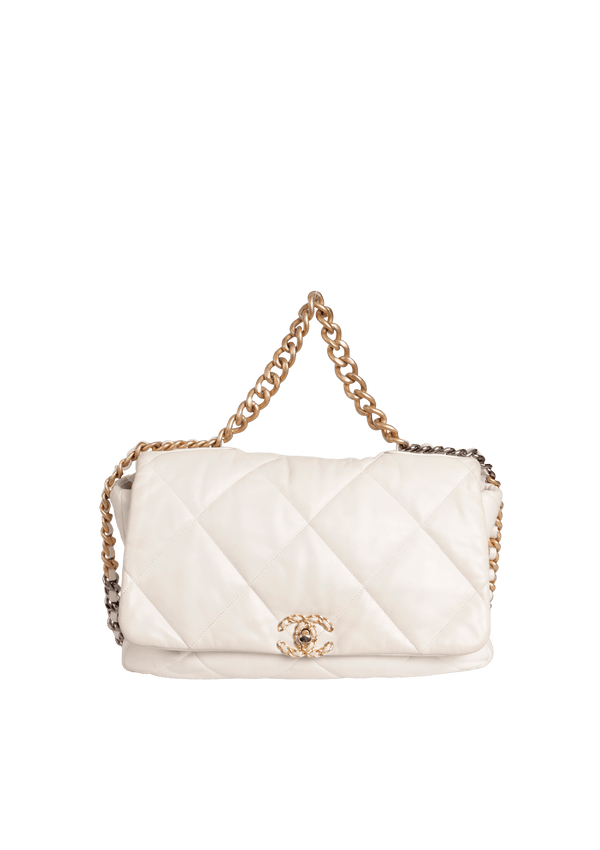 MAXI 19 FLAP BAG GOATSKIN