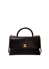 LARGE COCO HANDLE BAG CHEVRON