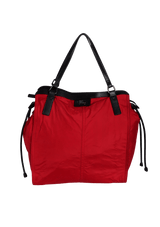 NYLON HOUSE CHECK BUCKLEIGH TOTE