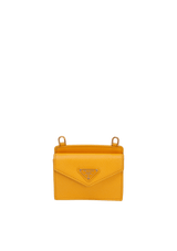 SAFFIANO LUX MINI WALLET ON STRAP