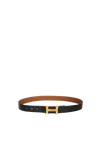 REVERSIBLE H BUCKLE BELT