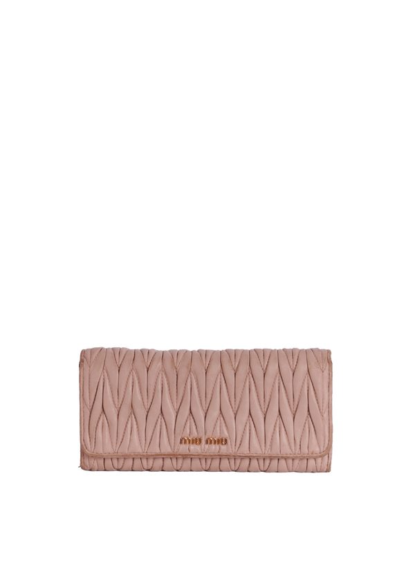 MATELASSÉ LONG WALLET