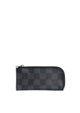 DAMIER GRAPHITE KEY HOLDER