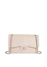 JUMBO CLASSIC DOUBLE FLAP LAMBSKIN