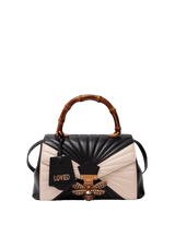 MEDIUM QUEEN MARGARET BAMBOO TOP HANDLE BAG