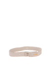 LOGO LINEN BELT