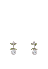 DIAMOND TOPAZ 18K EARRINGS