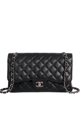 MEDIUM CLASSIC DOUBLE FLAP CAVIAR