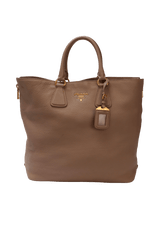 VITELLO DAINO SHOPPER ZIP