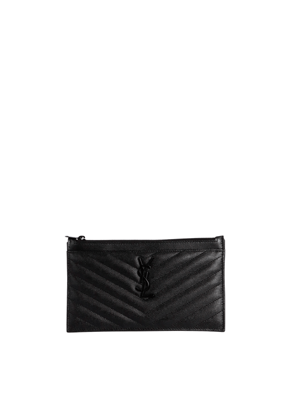 CHEVRON MONOGRAM BILL POUCH