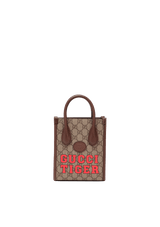 GG SUPREME GUCCI MINI TIGER TOTE