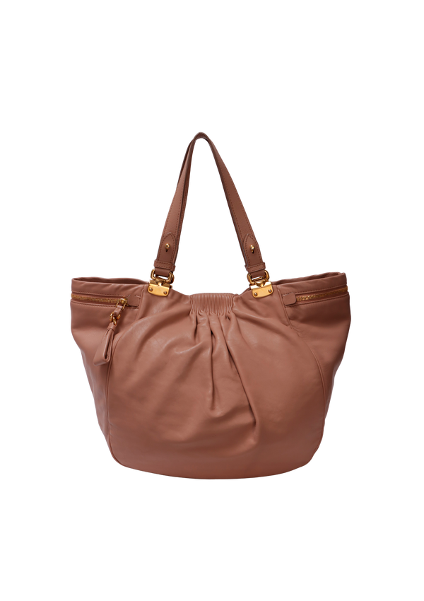 LEATHER SHOULDER BAG