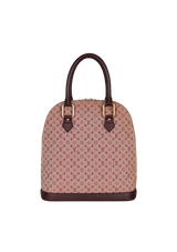 MONOGRAM MINI LIN ALMA HAUT BAG