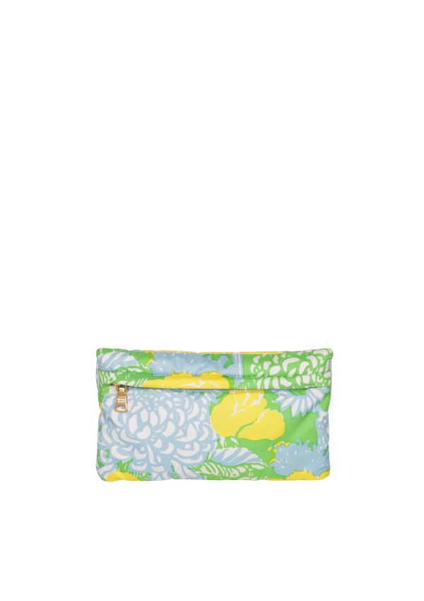 FLOWER PRINTED CLUTCH