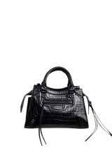 NEO CLASSIC SMALL CROCODILE EMBOSSED