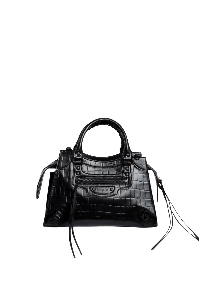 NEO CLASSIC SMALL CROCODILE EMBOSSED