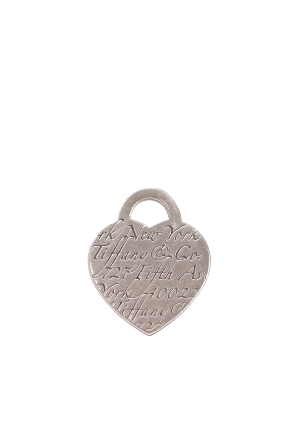 NOTES FIFTH AVENUE NEW YORK HEART PENDANT CHARM