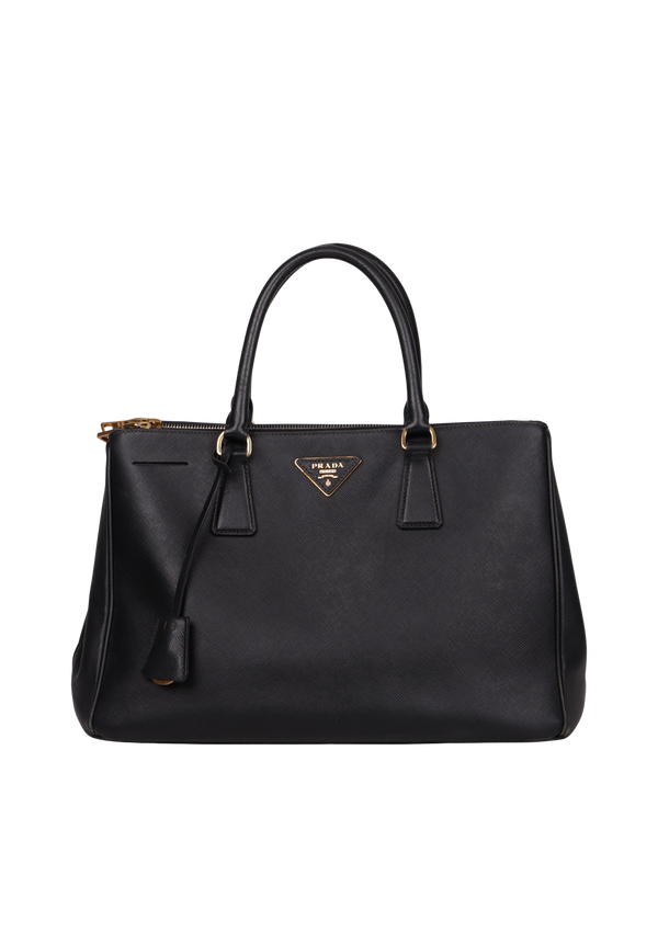LARGE SAFFIANO LUX DOUBLE ZIP GALLERIA