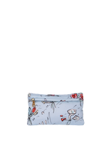 PRINTED SATIN CLUTCH