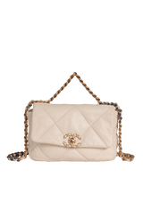 19 FLAP BAG GOATSKIN