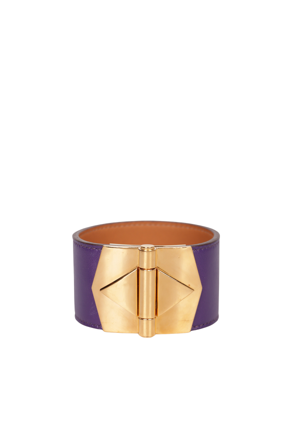 BÉRÉNICE CUIR WRAP BRACELET MEDIUM