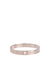 DIAMOND KEYHOLE BANGLE BRACELET