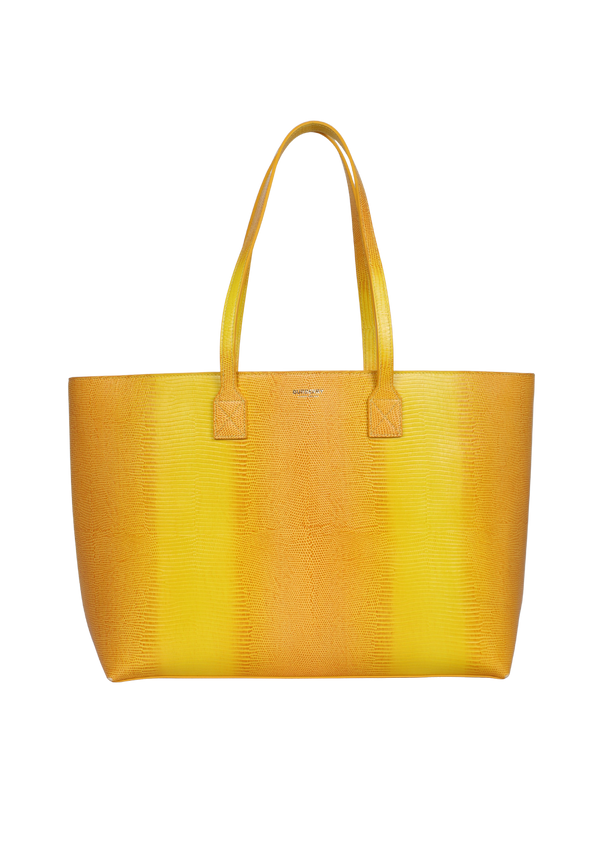 LIZARD EMBOSSED MEDIUM LONDON TOTE