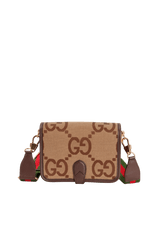 JUMBO GG BUCKLE MESSENGER BAG