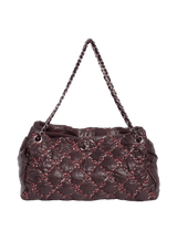 TWEED ON STITCH TOTE