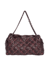 TWEED ON STITCH TOTE