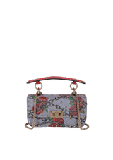 SMALL ROCKSTUD SPIKE FLORAL BAG