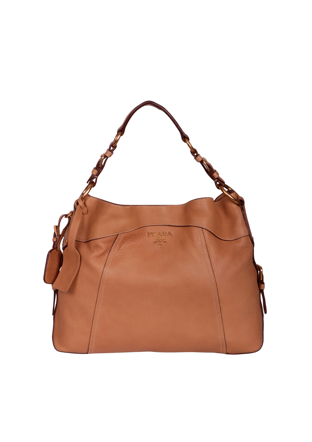 バッグ 00S PRADA VITELLO DAINO LEATHER HOBO BAG BOLSA PRADA VITELLO DAINO HOBO BAG BEGE ORIGINAL – Gringa