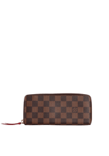 DAMIER ÉBÈNE CLEMENCE WALLET