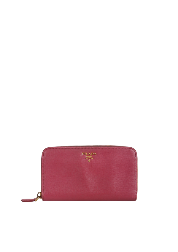 SAFFIANO ZIP AROUND WALLET
