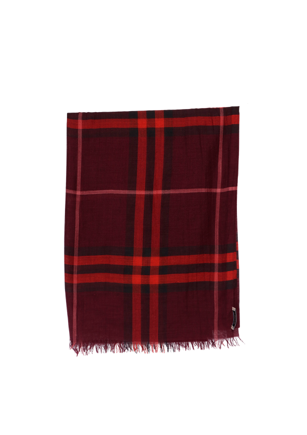 HOUSE CHECK SILK SCARF