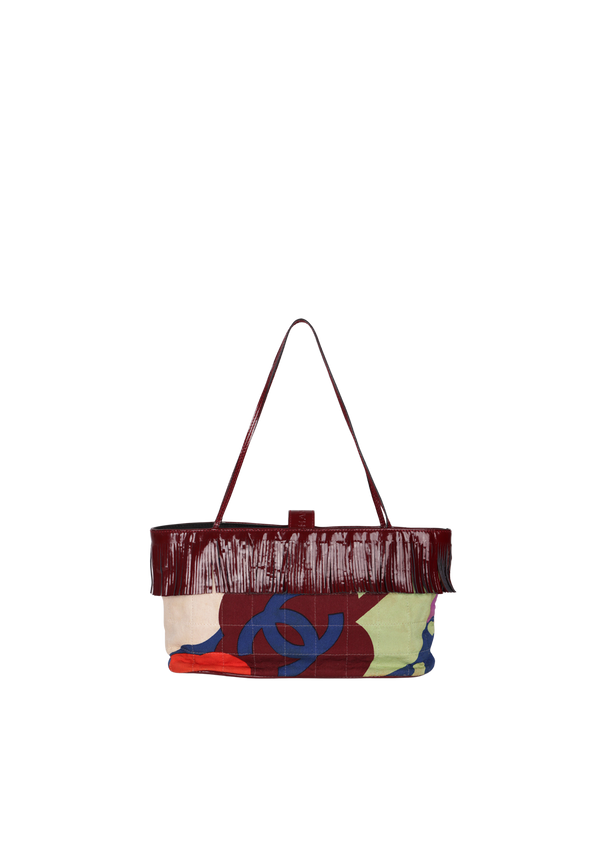 VINTAGE CANVAS FRINGE TOTE