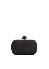 INTRECCIATO SATIN KNOT CLUTCH