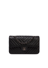 CLASSIC CHEVRON MEDIUM DOUBLE FLAP