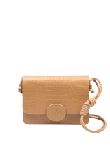 BOLSA ESSENTIALS CLÁSSICA EM COURO NATURAL TIRACOLO