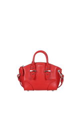 LEATHER TOP HANDLE BAG