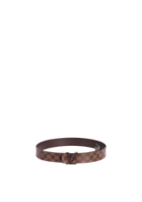 DAMIER ÉBÈNE INITIALES BELT 95