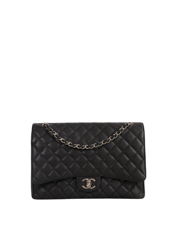 MAXI CLASSIC DOUBLE FLAP CAVIAR