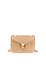 MEDIUM ROMAN STUD RAFFIA