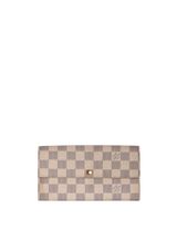 DAMIER AZUR SARAH WALLET