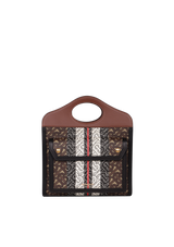 MONOGRAM STRIPE POCKET BAG