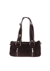 SUEDE SHOULDER BAG