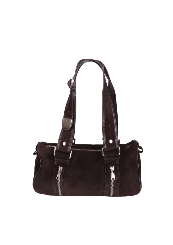 SUEDE SHOULDER BAG