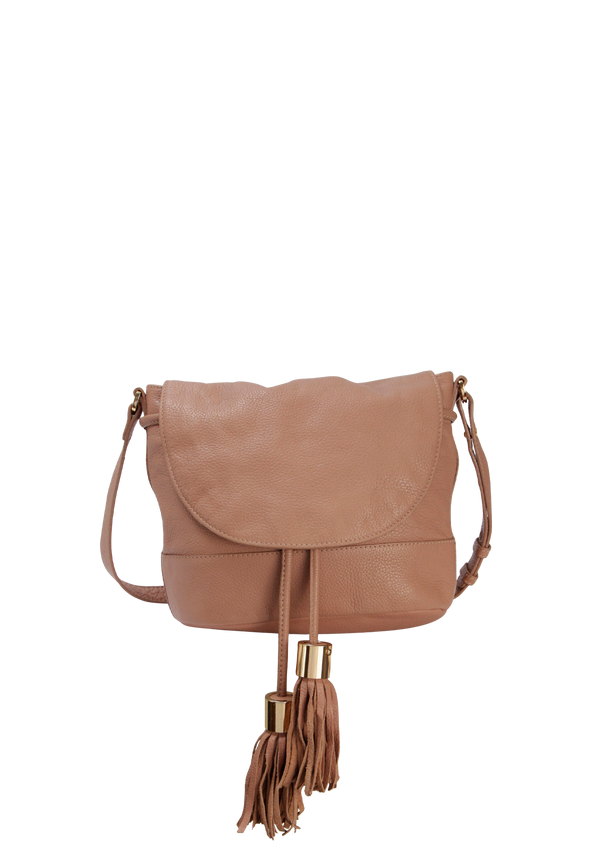 LEATHER TASSEL BAG