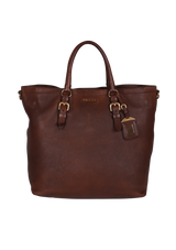VITELLO DAINO SIDE ZIP TOTE